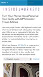 Mobile Screenshot of insidejourneys.com