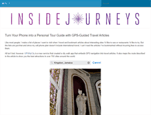 Tablet Screenshot of insidejourneys.com